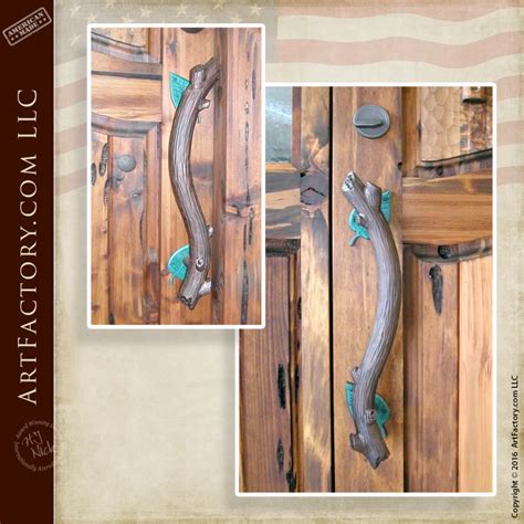 Rustic Log Cabin Door Custom Solid Wood Entrance Doors