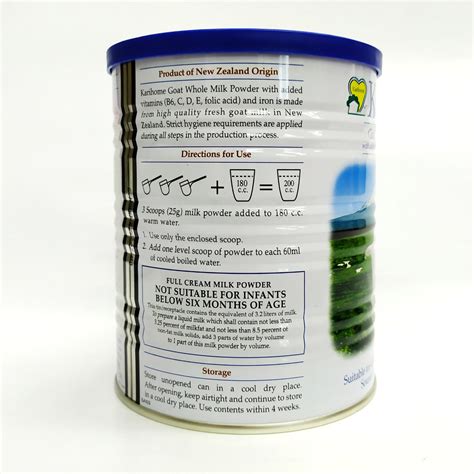 Add to wishlist add to compare. Karihome Whole Goat Milk 400g - Alpro Pharmacy