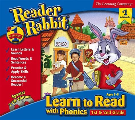 Reader Rabbit Learn To Read With Phonics 1st And 2nd Grade Old Games