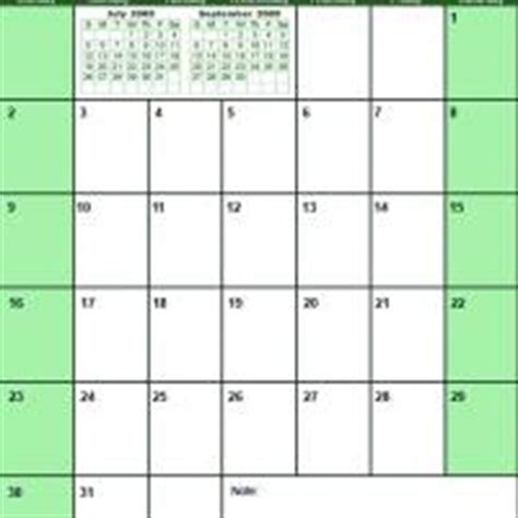 2009 (mmix) was a common year starting on thursday of the gregorian calendar, the 2009th year of the common era (ce) and anno domini (ad) designations, the 9th year of the 3rd millennium. Green August 2009 Calendar