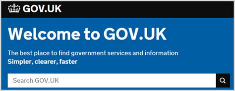 Forgot your username or password ? gov-uk-website-image