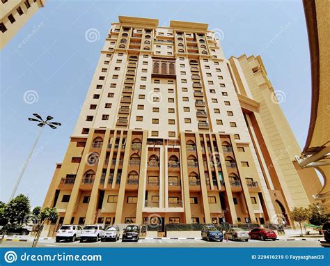 Mussafah Gardens Building Apartments In Abu Dhabi Editorial Stock Image