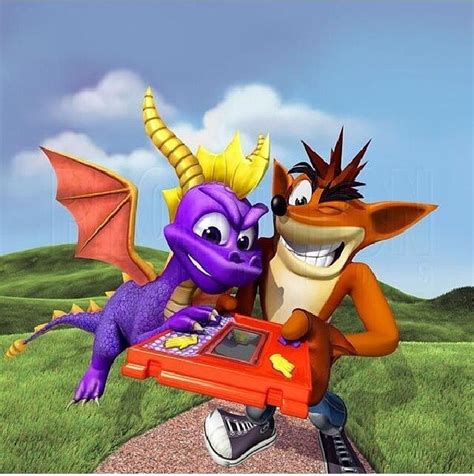 Crash And Spyro ️ Best Video Games Crash Bandicoot Spyro The Dragon
