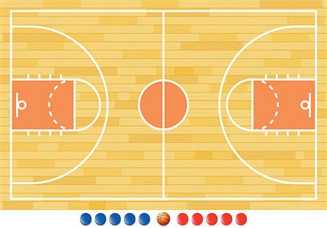 Basketball Court Clip Art Vector Images And Illustrations Istock