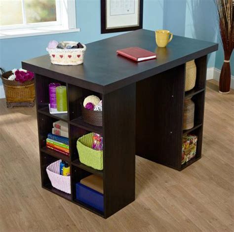 16 Crafting Table With Storage To Indulge In Creativity Home Design Lover
