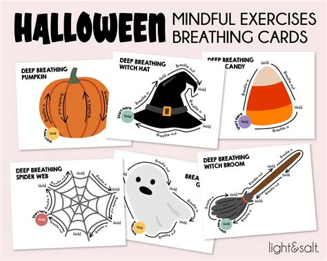 Halloween Mindful Breathing Exercises Activities For Kids