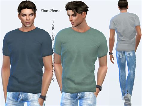 Sims 4 Male Shirts Cc
