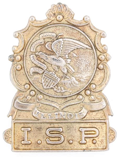 Lot Detail Illinois State Police Badge