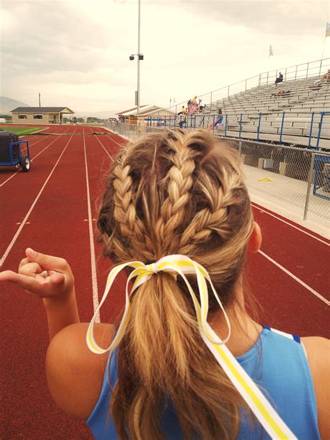 Braids Track Hairstyles Volleyball Hairstyles Sporty Hairstyles