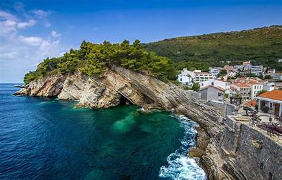 Montenegro Petrovac Sea Rocks Landscape Secondo Nada