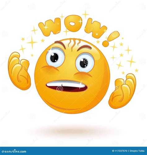 Amazed Emoticon Vector Illustration 26072626