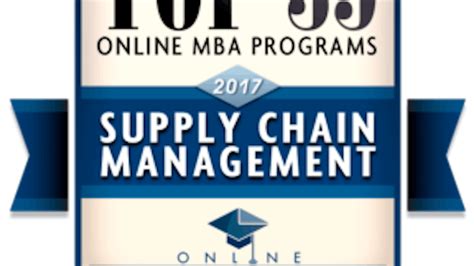 The Top 35 Online Mba Programs In Supply Chain Management Supply
