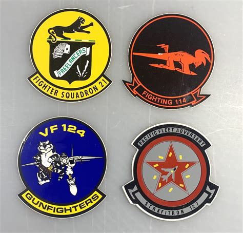 Navy Squadron Top Gun Stickers Ares Studios