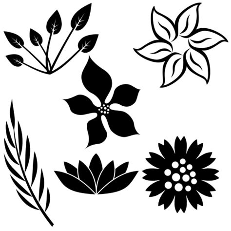 Floral Elements Svg Cricut Free Svg Files Silhouette Cameo