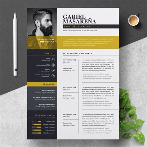 Professional Word Resume Cv Template Resume Template Professional