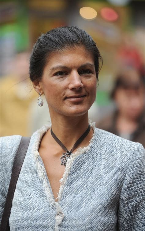 Sahra wagenknecht, the leader of the communist section of germany's linkspartei (or left party). Picture of Sahra Wagenknecht