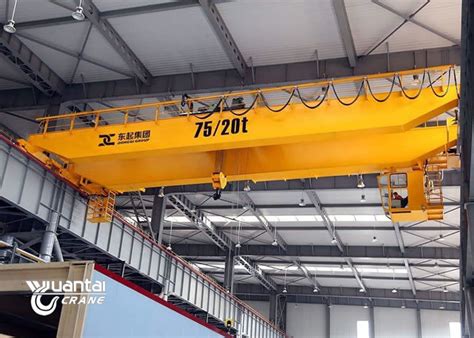 Safety 25 Ton Overhead Crane Compact Structure With Electric Hoist Trolley