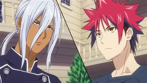 Soma is told by the 8th seat of the elite ten, kuga, that if he's able to beat him in any dish there, he'll accept a shokugeki from him and soma decides to enter the moon festival so he can challenge him. Food Wars! Shokugeki no Soma Season 3 Episode 17 English ...
