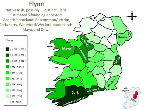 Clan Map Of Ireland Flynn Discover Your Genetic Origins Clans