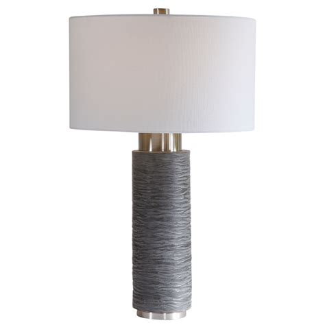 Strathmore Stone Gray Table Lamp By Uttermost