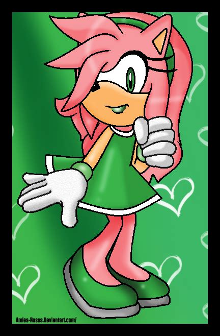 75dc 9 Green Amy Rose By Icefatal On Deviantart