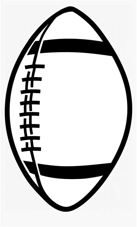 Football Clipart Jersey Football Clipart Black And White Hd Png