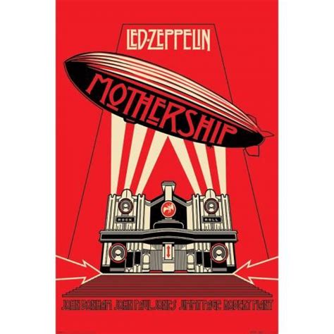Poster Led Zeppelin Mothership Album Rock A Gogo