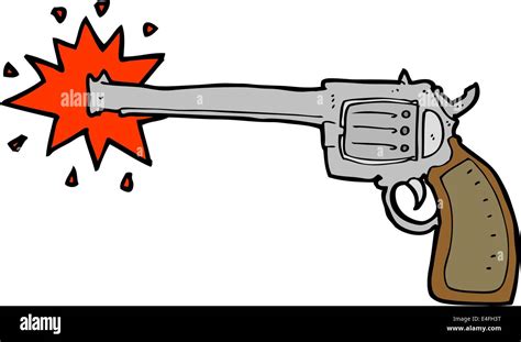 Cartoon Firing Gun Stock Vector Image And Art Alamy