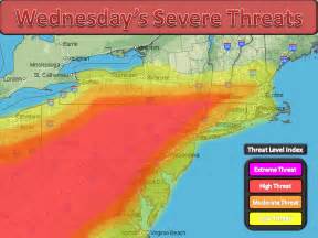 Northeast Weather Action Updated Severe Weather Threats Forecasts For