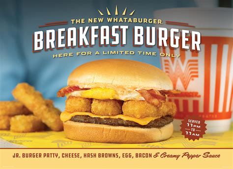 Whataburgers New Breakfast Burger Hit Restaurants Monday Night