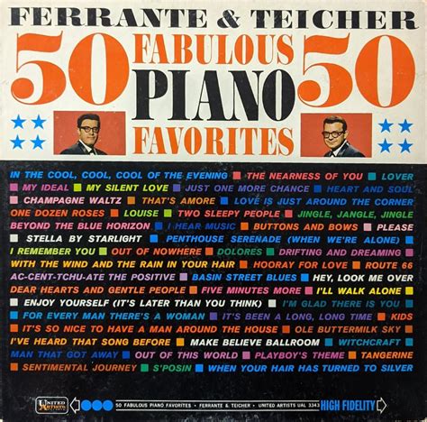 Ferrante And Teicher 50 Fabulous Piano Favorites Album