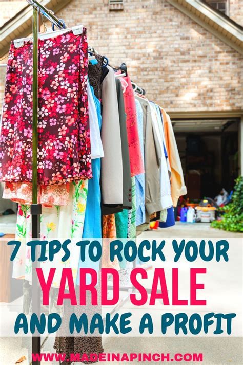 How To Host A Crazy Profitable Yard Sale 7 Yard Sale Tips To Rock Your