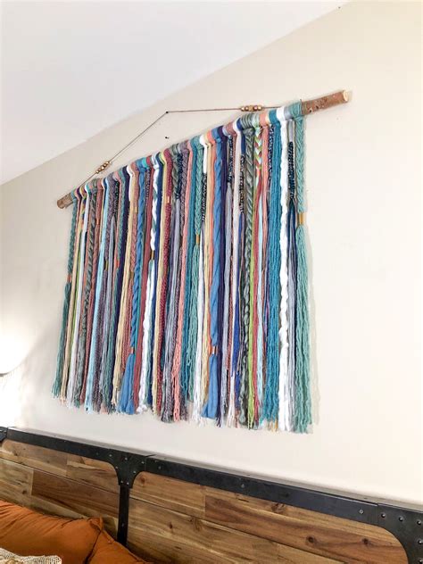 Extra Large Multicolor Macrame Wall Hanging Tapestry Boho Etsy