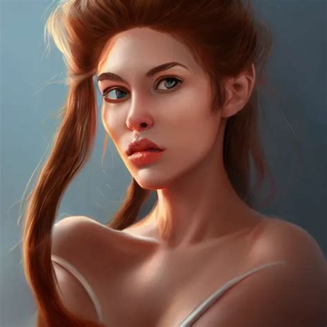 A Beautiful Portrait Of A Cute Woman By Ivan Talavera Stable