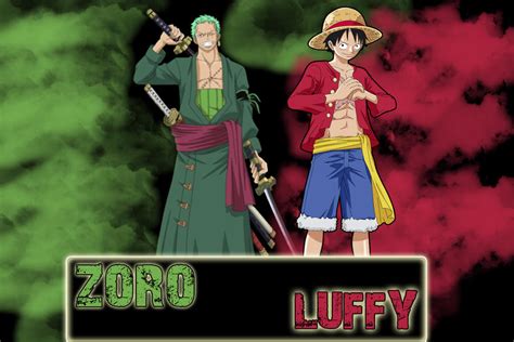 Luffy And Zoro Wallpaper By Itaching On Deviantart