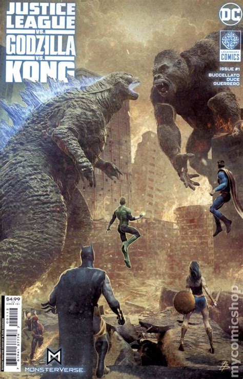 Justice League Vs Godzilla Vs Kong 2023 Dc Comic Books