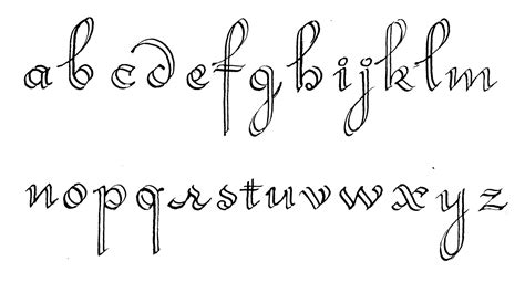 Margaret Shepherd Calligraphy Blog 199 Split Ronde Small Letters