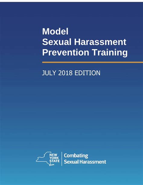 Pdf Model Sexual Harassment Prevention Training · Sexual