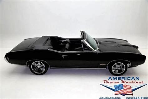 1968 Pontiac Tempest Convertible Triple Black Pontiac Tempest