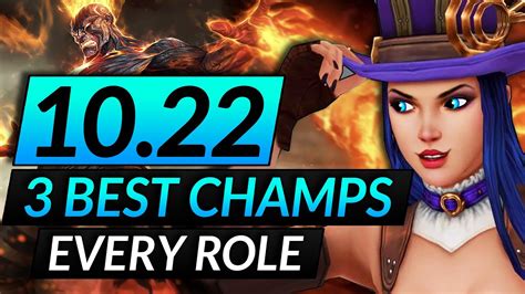 3 BEST CHAMPIONS to MAIN in EVERY ROLE - 10.22 NEW Picks to ABUSE - LoL