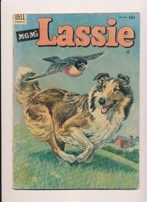 Dell Comics Mgms Lassie 14 Good 1954 B21 Comic Books Golden