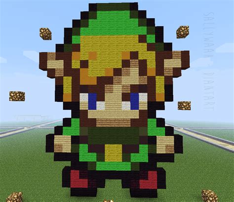 This example pixelates the entire image with pixel size of 5px. Link ( Legend of Zelda ) - Pixel art by Sallywaah on DeviantArt