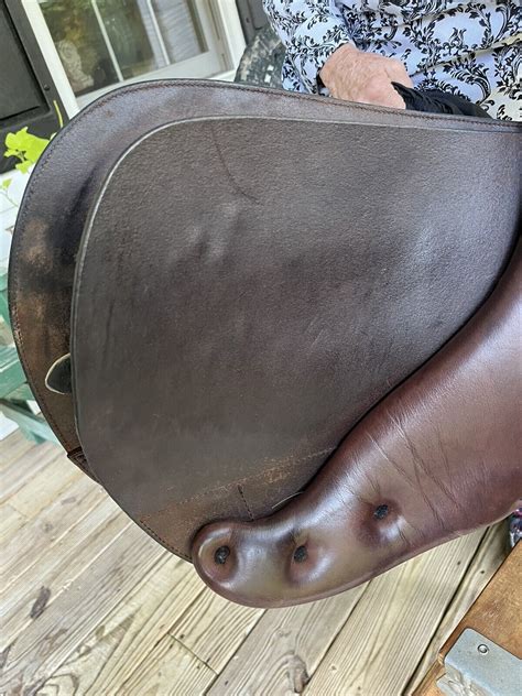 M Toulouse Celine Close Contact Jumping English Saddle 17” Wide Tree