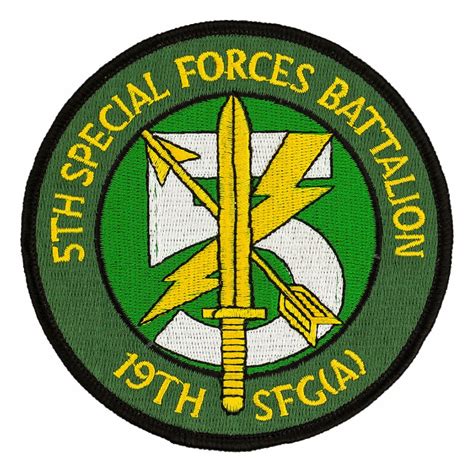 5th Battalion 19th Special Forces Group A Patch Flying Tigers Surplus