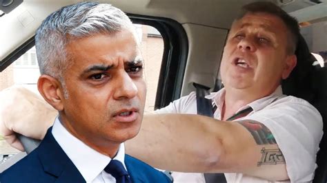 Biack Cabbie Chaiienges Sadiq Khan To Ride With Him To See Lawless London Youtube