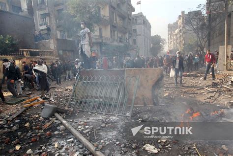 Protesters Police Clash In Cairo Egypt Sputnik Mediabank