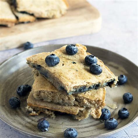 Blueberry Oven Baked Pancakes Vegan Sneaky Veg