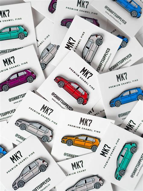 Vw Mk7 Golf R Soft Enamel Pins Soft Enamel Pins Soft Enamel Enamel Pins