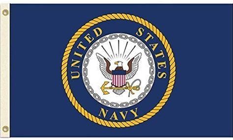 Flagsimp Flag Of The Us Navy Emblem 3x5 Polyester