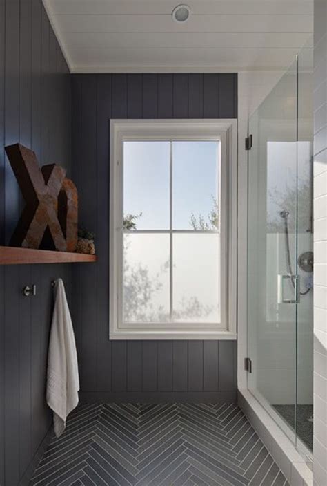 10 Wood Bathroom Floor Ideas Herringbone Bathroom Tile Gray Tile